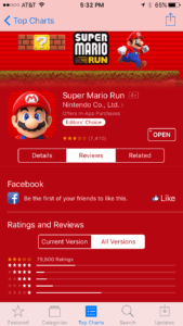 Super Mario Run Reviews