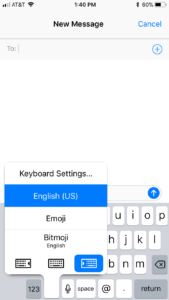 Blog iOS One Handed Keyboard