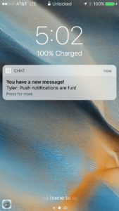 Chat Push Notification